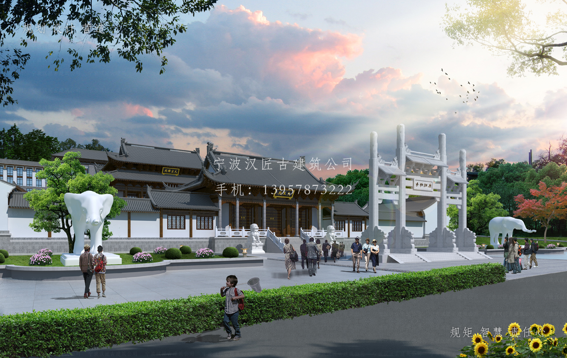 東明寺總體規劃效果圖